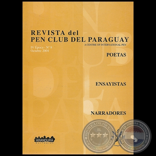 REVISTA DEL PEN CLUB DEL PARAGUAY - IV ÉPOCA - N° 8 - OCTUBRE 2004